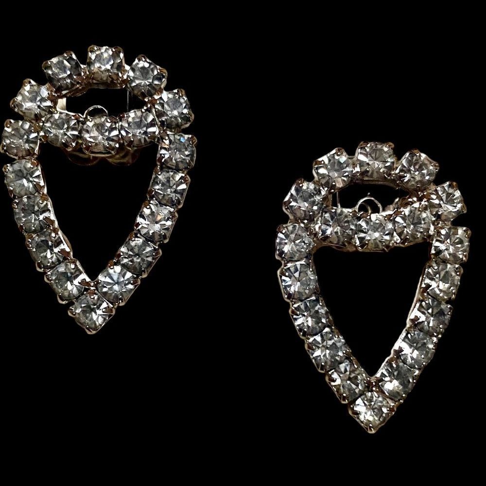 Vintage Rhinestone Shoe Clips